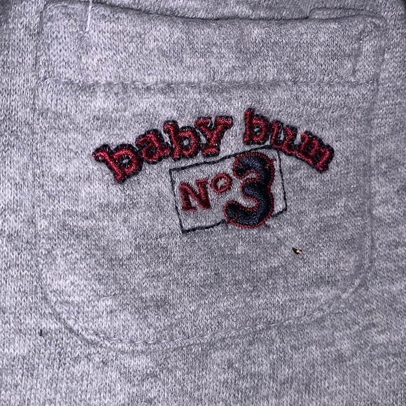 5/$25 B.U.M. Jogger Drawstring Elastic Waist Sweatpants Cuff Legs Baby 3 Months - Picture 3 of 4